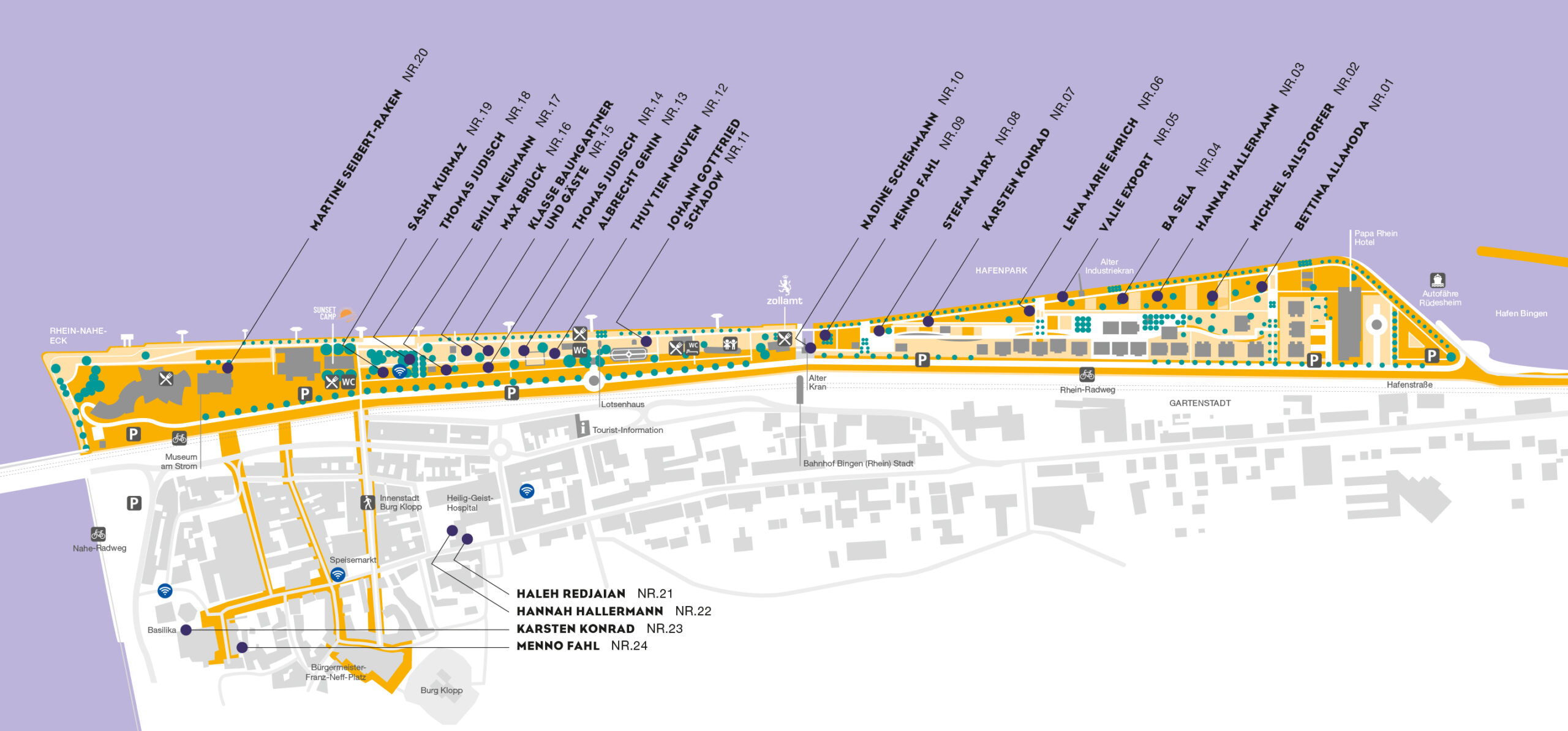 Lageplan der Ausstellung 2026